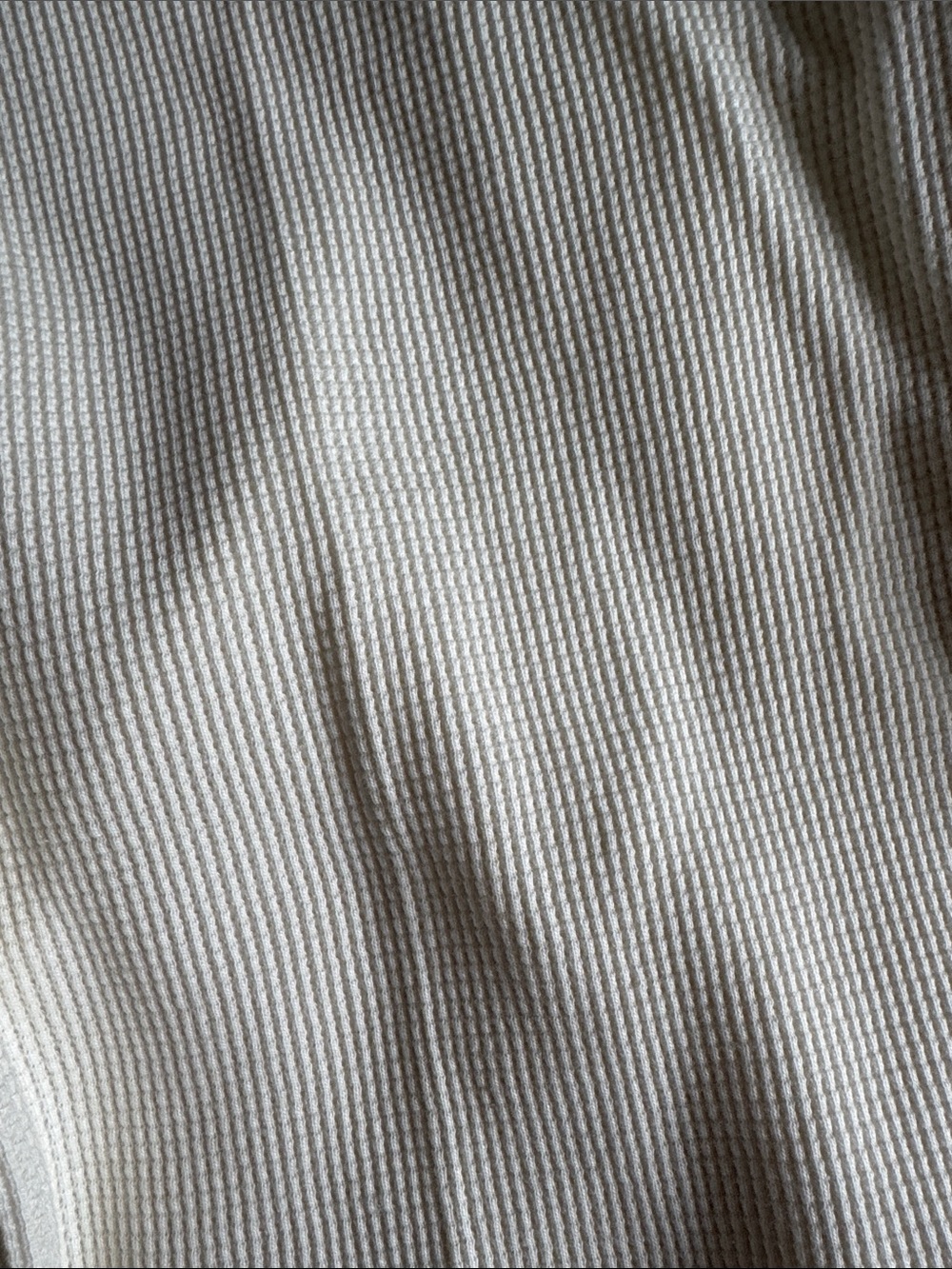 Pact Organic Women's Thermal Waffle Wide Leg Pant | Pearl - Picture 6 of 9